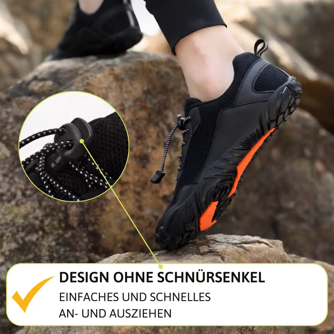 GRIP-TREK - RUTSCHFESTE HERBST-BARFUSSSCHUHE (UNISEX)